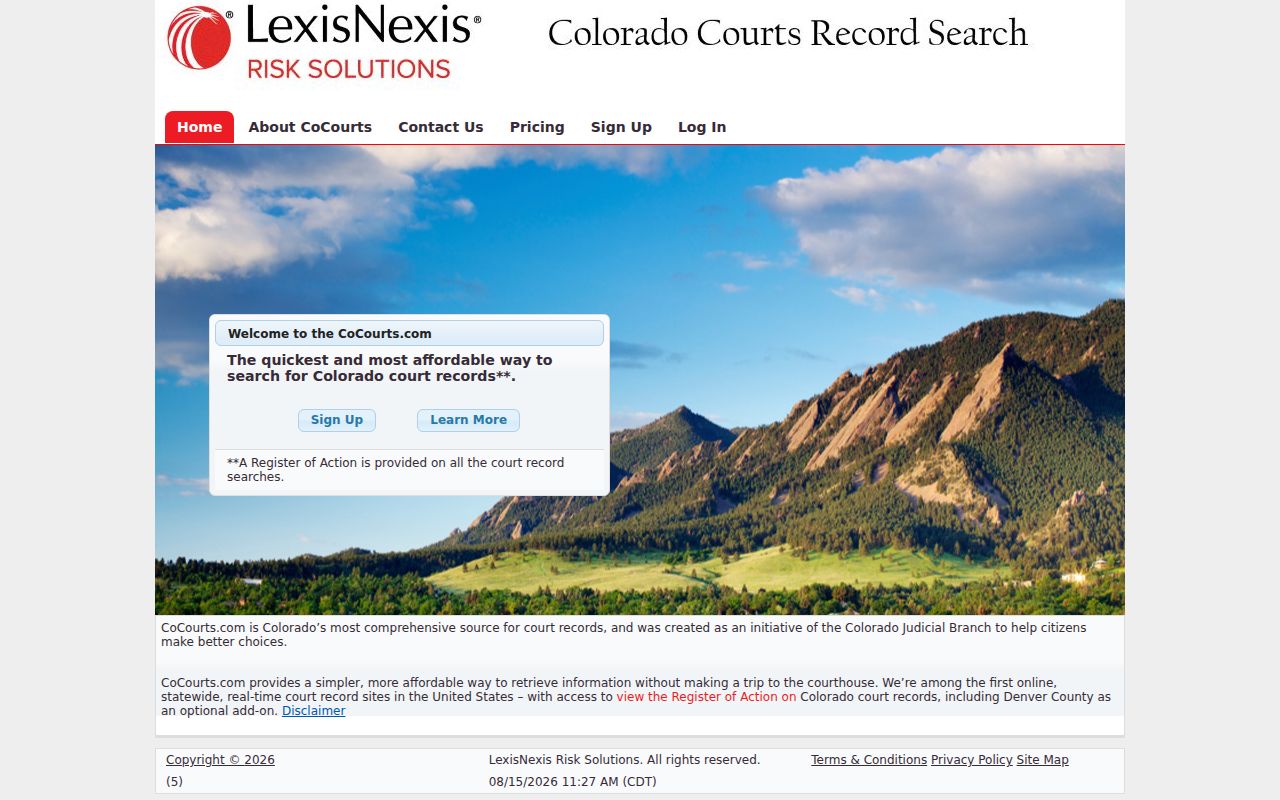 Saguache County court docket access through CoCourts